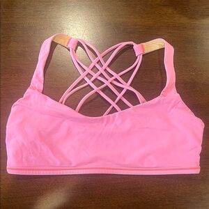 Lululemon Free to Be Wild - Coral Pink Bra Size 10